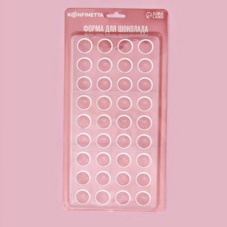 Konfinetta Chocolate Form "Smesfera", 28 × 14 cm, 36 cells (2 × 1 cm)-5