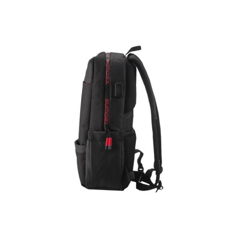 Backpack, lightning department, with USB, black color-2