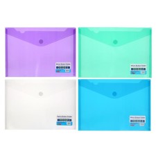Folder on the button (Velcro) A4, horizontal, mix