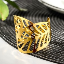 Ring for the “Liszt” napkin, 4.5 × 4.5 × 5 cm, gold color