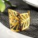 Ring for the “Liszt” napkin, 4.5 × 4.5 × 5 cm, gold color
