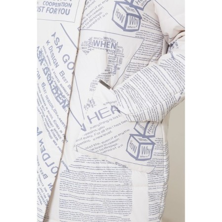 Women's jacket, size 60, milk color-4