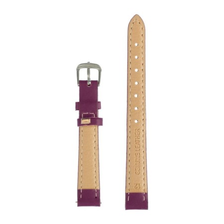 Solomon watch strap, 12 mm, genuine leather, L-18 cm, purple-2