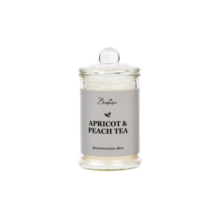 Aromatic candle in the glass Apricot & Peach, 6 × 11 cm