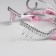 Crown "Heart", pink color
