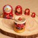 Matryoshka 5 puppet "Nelly" patterns, 15 cm, manual painting