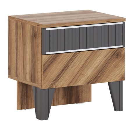 Covereign cabinet "Monica No. 3", 450 × 320 × 450 mm, Avelano color/graphite anti -beach supermat