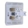 Schetode switch Sche BC10-003b, 3 keys, white