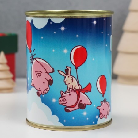 Pigging bank Metal "I smoke for a dream"-2