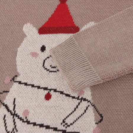 New Year. Cost Knitted baby I "Winter Bear" Growth 68-74 cm-9