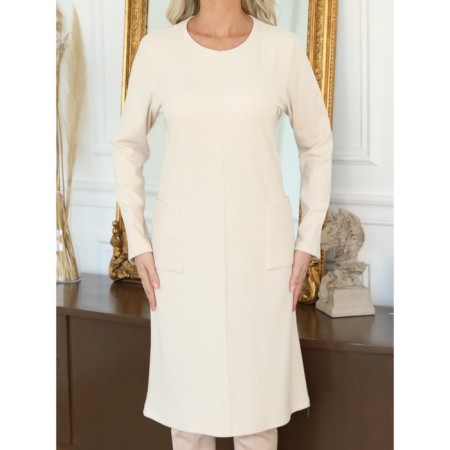 Female dress, size 52, milk color-9