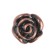 Handle button Cappio Rose 01, color copper