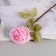 Artificial flowers "silk rose" d-10 cm 45 cm, pink