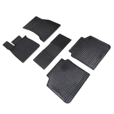 Rubber rugs ’grid’ for BMW 7 Ser2 VI 4WD, 2015-