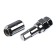 Wheel nuts m12x1.5, l = 33 mm, under the hexagon, cone, 20 pcs + key, chromium, h-98-01117