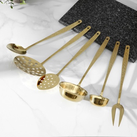 Kitchen "Uralochka", d = 35 cm, h = 30 cm, thickness 2.5 mm, with decorative coating, 6 items-1