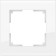 Frame for 1 post WL01-FRAME-01, white color, glass material