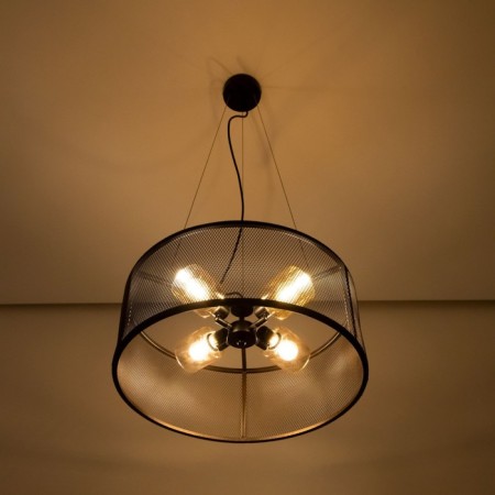 Suspended Citilux “Robin” CL535245, 50x50x120 cm, 4x60W, E14, brown color-9