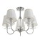 Avtal chandelier 5xe14 40W chrome 58x58x80 cm Bayerlux