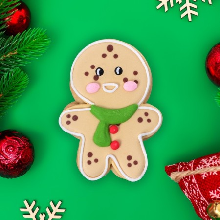 New Year. Vanilla cookies "little man" 40g (1 Cor = 15pcs)-2