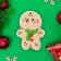 New Year. Vanilla cookies "little man" 40g (1 Cor = 15pcs)