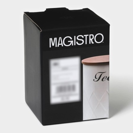 Bank for bulk products Magistro Tea Graphite, 9.5 × 13.5 cm-8