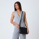 Bag Cross-Bodi with a zipper, black color