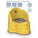 Pot children's Amarobaby Ergonomic, with a lid, yellow color