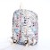 School backpack from textiles on a zipper, 3 pockets, pencil case, color colorful color