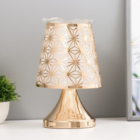 Aromarinet "Mirbis" G9 touch gold 14x14x24cm Risalux-1