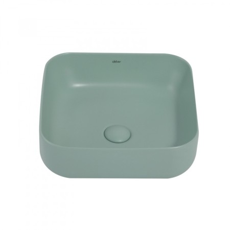 ABBER RECHTECK AC2211MCG shell, 385x385x135 mm, light green, matte-1