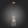 Suspension lamp ST LUCE. SL1016.203.01. Narrio. 1x60 W, E27, 18x18 cm, golden color