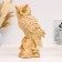Figure "Filin on the stump is large" beige, 40x15x15cm