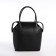 Women's bag with a zipper, with a cosmetic bag, black color