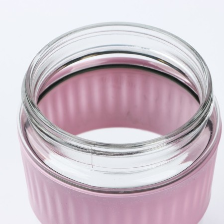 A glass with a lid "Caution, hot", 350 ml, glass-2