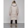 Coat insulated winter female, size 46, color light gray