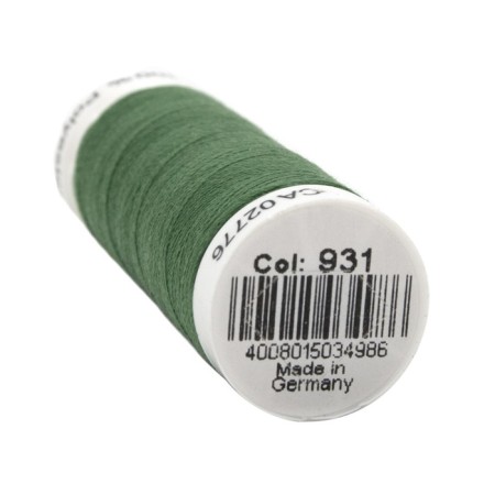 SEW-HALL thread for all materials, 200 m, 748277 (931 green moss)-1