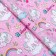 Paper packaging glossy bilateral "unicorns", 70 x 100 cm