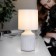 RIVOLI Sabrina 1he14, 40 watts ceramics white with a lampshade