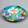 Disposable paper plate "Happy birthday" animals, 18 cm, set 6 pieces