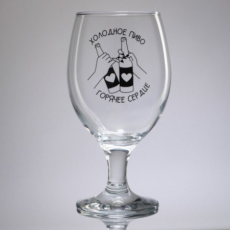 Ground glass "Hot Heart", 400 ml-1