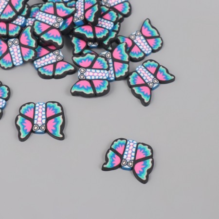 PVC "Blue butterflies" decor set 20 grams 0.3x1.7x1.9 cm-1