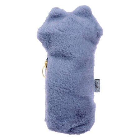 Penal soft 1 compartment, 120 x 230 mm, flat, fur, calligrata "cat foot" Pink-3