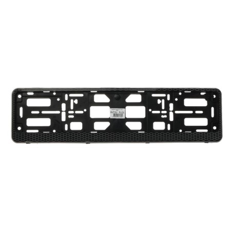Frame for a car number, book, black, "honeycomb"-1