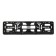 Frame for a car number, book, black, "honeycomb"