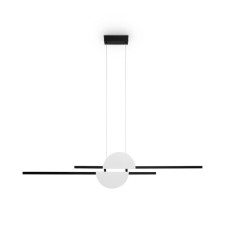 Suspendor Lamp Maytoni Mod179PL-L26W4K, LED, 26W, 110x1.8x204 cm, 900lm, Black color Black