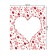 Tables on the table "Heart of flowers", rectangular, oxford, size 120x145 cm