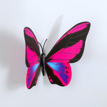 Magnet Plastic "Butterfly Polit" mix 12x7 cm-3