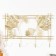 Decorative metal hooks "Ginkgo leaves" 45x3x25 cm