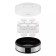 Yogurtnitsa KitFort KT-6363, 20 W, 180 ml, 7 containers, glass, silver-hourly